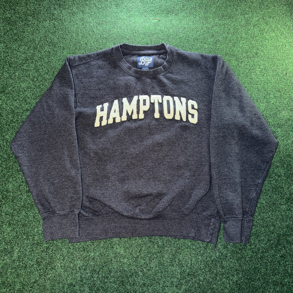 Blue 84 Hampton Pullover Men's Size Small Blue White Lettering Sweatshirt
